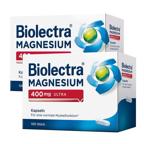 Biolectra Magnesium 400 mg ultra Kapseln 2x100 St