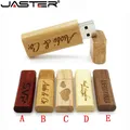 JASTER En Bois bambou USB flash drive pen drives bois puces pendrive 4 gb 8 gb 16 gb 32 gb mémoire