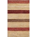 Striped Modern Gabbeh Kashkoli Oriental Area Rug Handmade Wool Carpet - 2'11" x 5'0"