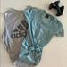 Nike Tops | Bundle! Two Workout Tops - Size Medium | Color: Gray/Green | Size: M