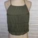 American Eagle Outfitters Tops | American Eagle Green Tank Top - M | Color: Green | Size: M