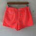 J. Crew Shorts | J Crew Neon Coral Tap Shorts Sz: 6 | Color: Red | Size: 6
