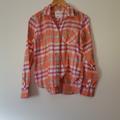 American Eagle Outfitters Tops | 3 For $25. S American Eagle Outfitters Plaid Button Down. | Color: Pink/Purple | Size: S