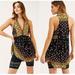 Free People Tops | Free People Nwt Charlotte Sleeveless Tunic Top Size Small | Color: Black/Yellow | Size: S