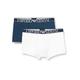 Emporio Armani Men's Endurance Trunks, White/Abyss, XL (Pack of 2)