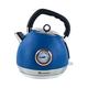 SQ Professional Epoque Electric Kettle with Rose Gold Features & Temperature Display - 2200W - 1.8L Stainless Steel (Blue)