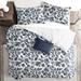 The Tailor's Bed Jocasta Standard Cotton Comforter Set Polyester/Polyfill/Cotton in Blue | Super Queen Comforter + 2 Queen Shams | Wayfair