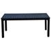 Red Barrel Studio® Haroldean Aluminum Dining Table Metal in Black | 29.84 H x 70.79 W x 39.37 D in | Outdoor Dining | Wayfair