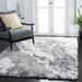 Gray/White 48 x 1.97 in Area Rug - Gracie Oaks Anguiano Abstract Gray/Ivory Area Rug Polypropylene | 48 W x 1.97 D in | Wayfair