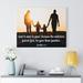 Trinx And It Came To Pass Exodus 1:21 Christian Home Décor Wall Art Scripture Ready Canvas in Black/Orange | 12 H x 16 W x 1.25 D in | Wayfair