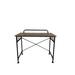 Williston Forge Koyande Desk Wood/Metal in Black/Brown | 29.5 H x 29.4 W x 19.7 D in | Wayfair 47895DD1E70E406F9BAFC036940C0059