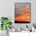 Trinx In My Father's House John 14:2 Christian Home Décor Wall Art Scripture Ready Canvas in Gray/Orange | 30 H x 24 W x 1.25 D in | Wayfair