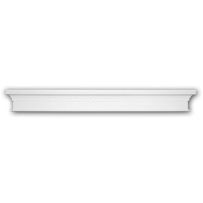 Profhome Decor - Pediment profhome 163002 Türumrandung Zeitloses Klassisches Design weiß