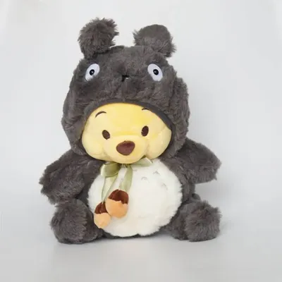 Peluche Kawaii Winnie l'ourson pour enfants ours potelé au beurre Cosplay Totoro poupées en