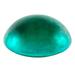 Achla Designs Glass Toadstool Gazing Globe Ball, 9 Inch Diameter, Emerald Green