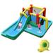 Inflatable Slide Water Park Climbing Bouncer Bounce House w/Tunnel &