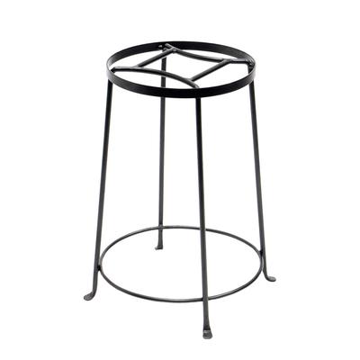 Achla Designs Indoor Outdoor Diamond Shaped Argyle Plant Stand III, 18 Inch Tall, Roman Bronze Powder Coat Finish