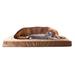 Orthopedic Pet Bed, 46" L X 27" W X 4" H, Brown, Large