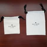 Kate Spade Bags | Host Pick3/$18 New Set Of 2 Kate Spade Cream Drawstring Dust Bags | Color: White | Size: Os