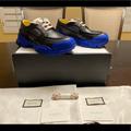 Gucci Shoes | New Authentic Gucci Boatrek Sneaker Shoes Size Us 8 / Uk 7.5 | Color: Black/Blue | Size: 8