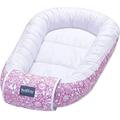 Bellochi Baby Nest for Newborn | Baby Lounger Nest | 100% Cotton | 90x60x12cm - with Protective Edges | 0-12M | Purple Caramella