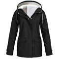 Puffer Coats for Women with Hood Ladies Winter Warm Thick Hooded Jackets Coat Casual Outerwear with Pockets (z5-Black,XL)