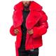 Men’S Lightweight Down Jacket Hooded Packable Puffer Jacket Water Resistant Insulated Winter Coat Outdoor Plush Red L