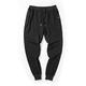 Men's Casual Pants Spring and Summer Models of Solid Color Drawstring Elastic Waist Comfortable Loose Trousers Trendy Fitness Sports Pants M Black