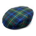 Highland Tweed Gents Pure Wool Smith Modern Tartan One Size Flat Cap - Made in Scotland