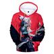 Anime Shooting Game Characters Jett Sweatshirts Unisex Hoodie For Boy Red Japanese Sweatshirt,S