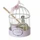 Atmosphera - Coffret cage avec diffuseur 100 ml - Pivoine - Diam. 13,5 x 20 - Rose