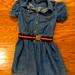 Polo By Ralph Lauren Dresses | Belted Denim Dress By Polo Ralph Lauren. | Color: Blue/Red | Size: 5g