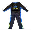 Adidas Matching Sets | Adidas Boys Set 2 Piece Toddler Boy Outfit Activewear | Color: Black/Blue | Size: 4b