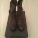 J. Crew Shoes | Euc J. Crew Short Ryder Dark Brown Leather Boot. Size 8.5. | Color: Brown | Size: 8.5