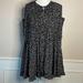 Free People Dresses | Free People Black & White Floral One Fine Day Minidress. | Color: Black/White | Size: Xs