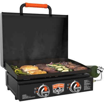 "Blackstone Camping Gear On The Go Tabletop Griddle w/Hood 22in Model: 1968"