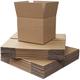 Small Single Wall Shipping Mailing Postal Gift Cuboid Cardboard Cartons Boxes Royal Mail Small Parcel Fit 8x8x8" (203x203x203mm) (50 Boxes)