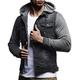 Men Hooded Jacket Casual Retro Fashion Men Jacket Autumn Winter Vacation Urban Modern Gentleman Elegant Boutique New Denim Jacket