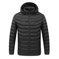 Outdoor Warm Clothing Heated For Riding Skiing Fishing Charging Via Heated Coat Mens Sweatshirt Hoodie Sweater Sale Windproof Outerwear Clothing for Daily Outdoor Wear