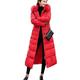 SKYWPOJU Winter Coat Women Coats Long Warm Jackets Warm Parka Casual Jacket (Color : Red, Size : XL)