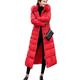 SKYWPOJU Winter Coat Women Coats Long Warm Jackets Warm Parka Casual Jacket (Color : Red, Size : L)