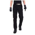 FENGCHENX Stretch Pants Multi-Pocket Men's Fabrics Outdoor Combat Training Overalls Pants Pants (Black, M)