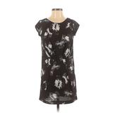 Silence and Noise Casual Dress - Shift: Black Print Dresses - Women's Size X-Small