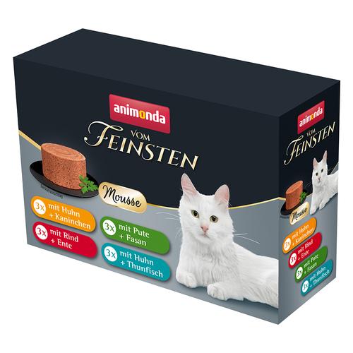 Sparpaket Animonda Vom Feinsten Adult Mousse 24 x 85 g – Mousse-Vielfalt (4 Sorten gemischt)