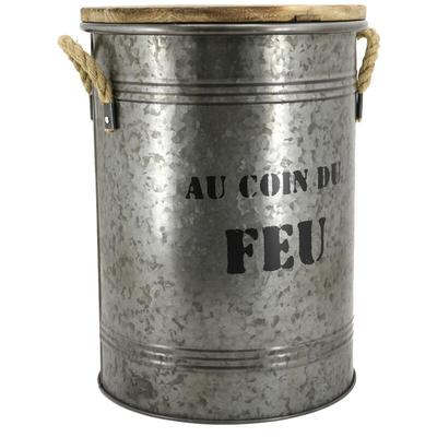 2-in-1 Hocker und Pelleteimer Image