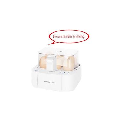 Emerio - Eierkocher EB-115560, weiß, für 6 Eier, Deutsche Sprachausgabe Image