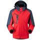 Outdoor Ski Jacket Men Sports Velvet Pocket Mountaineering Waterproof Hooded Men's Coats & Jackets Jacket For Men (Red, XXXXXL)