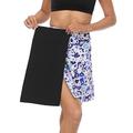 HDE Reversible Wrap Skirts for Women Swim Coverup Hawaii Beach Length Cover Up - - XL/XXL