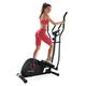 Mobiclinic®, Cross Trainer, Atlas Model, 8 Resistance Levels, Elliptical Cross Trainer, LCD Display, up to 220 lb, Padded Grip, Non-Slip Pedals, 9 lb, Elliptical Machine, Home Fitness