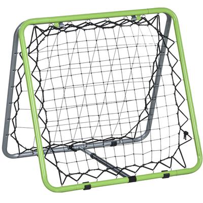 Homcom - Fußball Rebounder Kickback Tor Rückprallwand Netz für Baseball Basketball beidseitiger